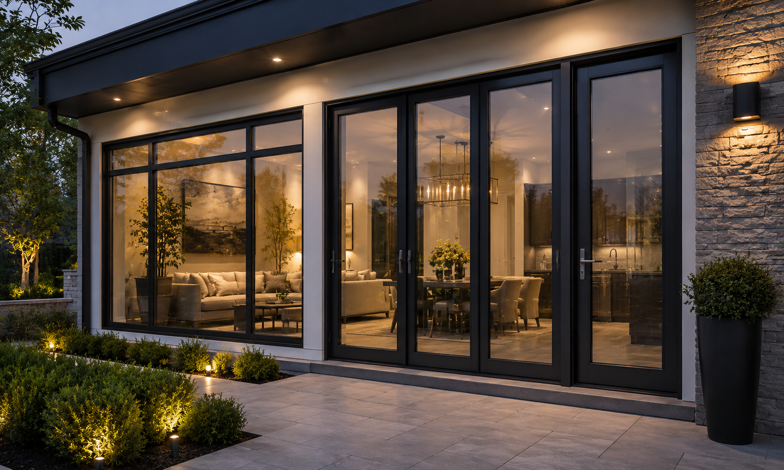 Aluminum Window Frame Set